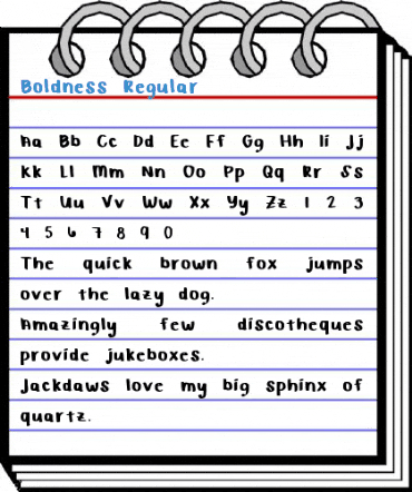 Boldness Regular Font