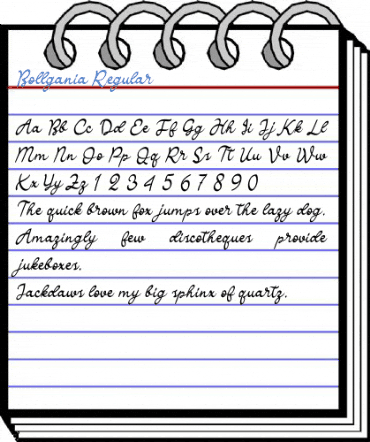 Bollgania Regular Font