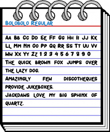 Bolobolo Regular Font