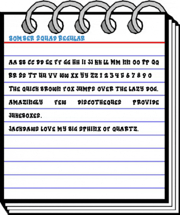 Bomber Squad Regular Font