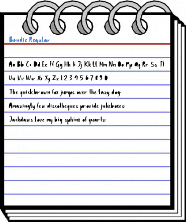 Bondie Regular Font
