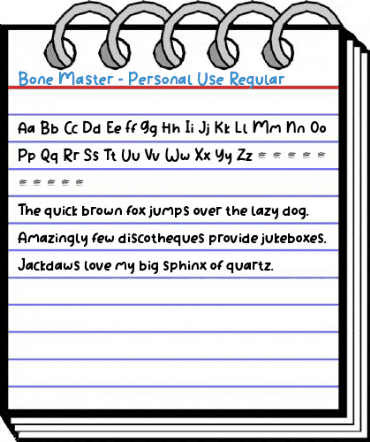 Bone Master - Personal Use Regular Font