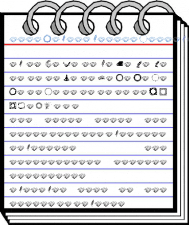 Book Stamps Figure Regular Font