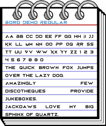 Bord Demo Regular Font
