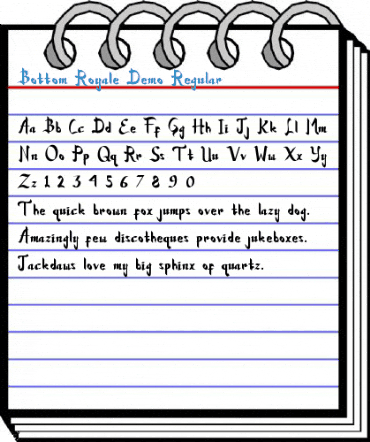 Bottom Royale Demo Regular Font