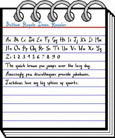 Bottom Royale Demo Regular Font