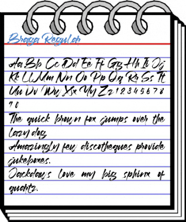 Braga Regular Font