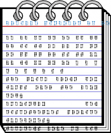 Braille Pinboard HC Regular Font