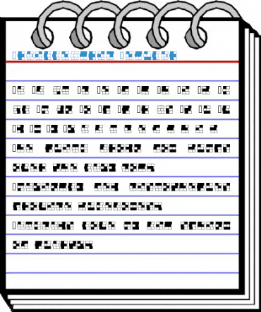 Braille_grid Regular Font