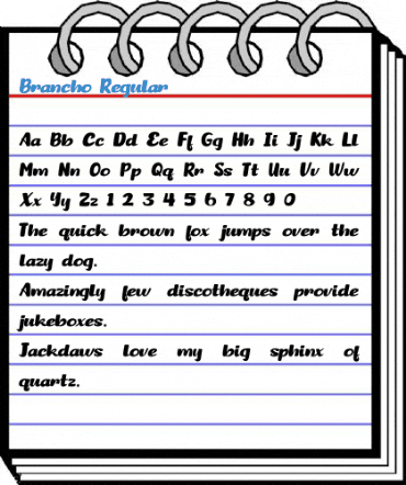 Brancho Regular Font