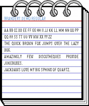 Branders DEMO Regular Font