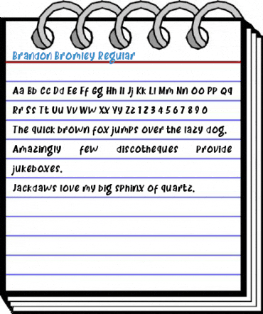 Brandon Bromley Regular Font