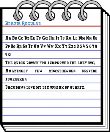 Brazie Regular Font