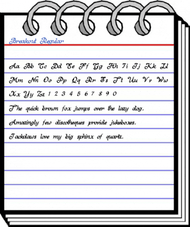 Breakout Regular Font