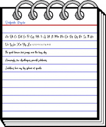 Bridgeriden Regular Font