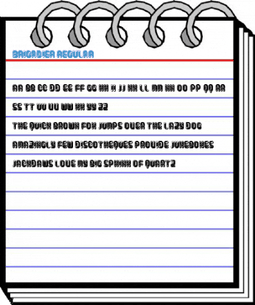 Brigadier Regular Font