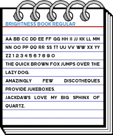 Brightness Book Regular Font