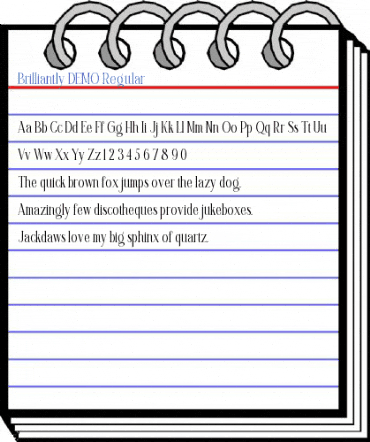 Brilliantly DEMO Regular Font