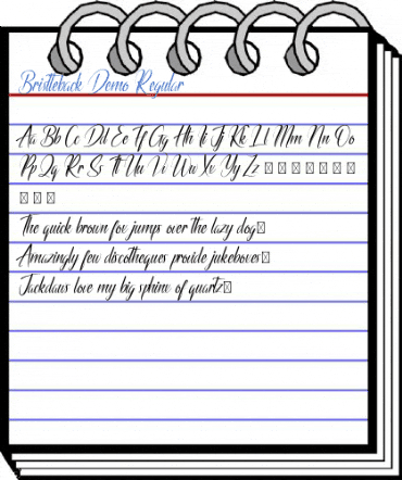 Bristteback Demo Regular Font