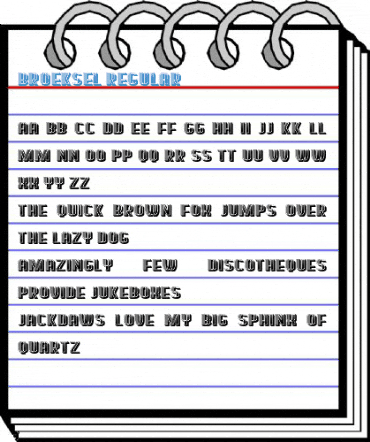 Broeksel Regular Font