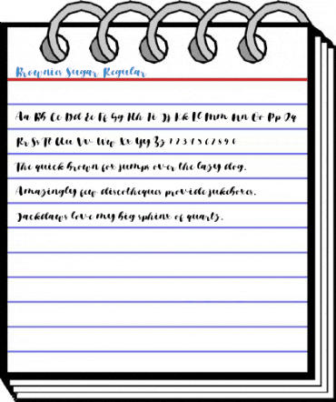Brownies Sugar Regular Font