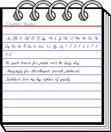 Brushline Regular Font