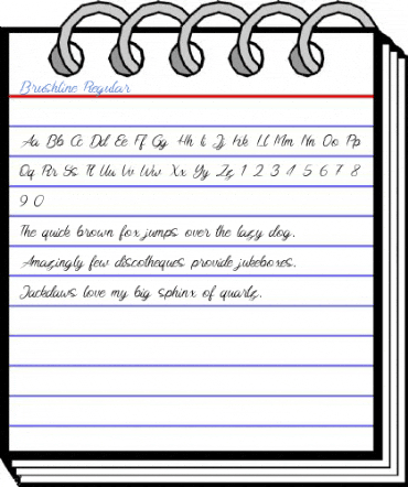 Brushline Regular Font