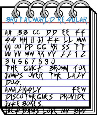 Brutalworld Regular Font