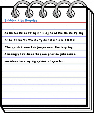 Bubblee Kids Regular Font