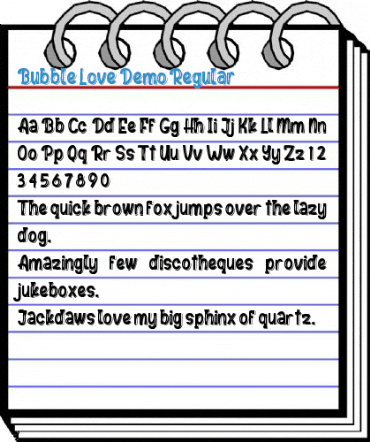 Bubble Love Demo Regular Font