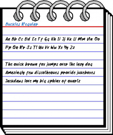 Buckles Regular Font