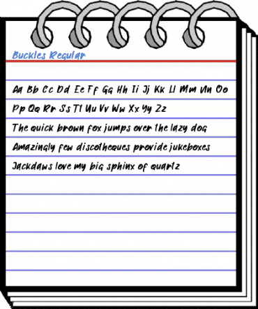 Buckles Regular Font