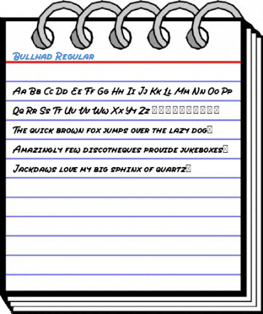 Bullhad Regular Font