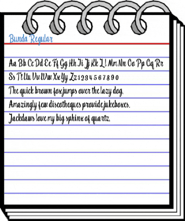 Bunda Regular Font