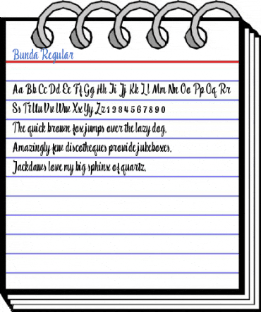 Bunda Regular Font