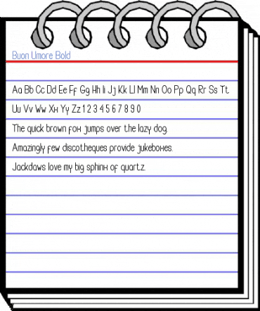 Buon Umore Bold Font