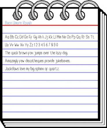 Buon Umore Rough Font