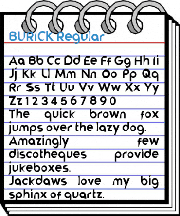 BURICK Regular Font