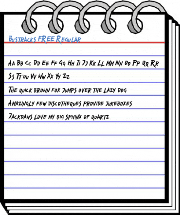 Bustracks FREE Regular Font