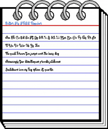 Butter Fly FREE Regular Font