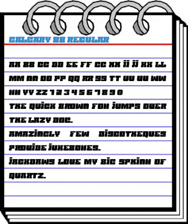 Calgary 88 Regular Font