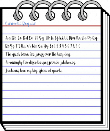 Caramello Regular Font