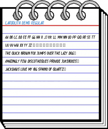 Cardolith Demo Regular Font