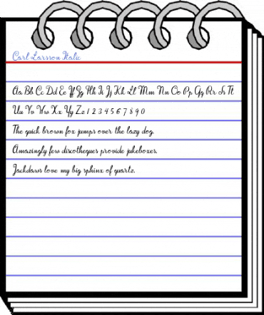 Carl Larsson Italic Font