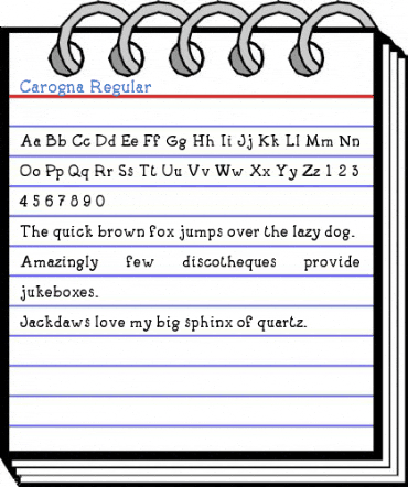Carogna Regular Font