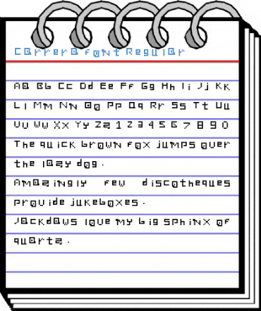Carrera font Regular Font