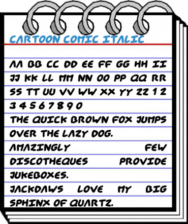 Cartoon Comic Font