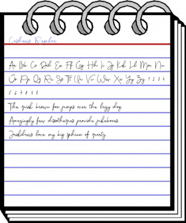 Cashews Regular Font