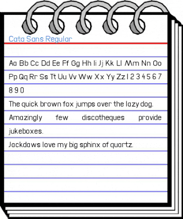 Cata Sans Regular Font