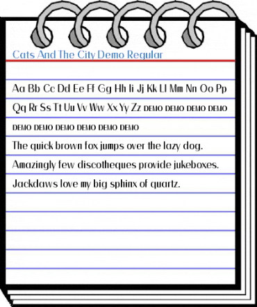 Cats And The City Demo Regular Font